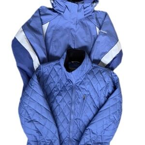 Columbia 3n1 Interchangeable System, Wear Shell, Liner, Or Both Together Size M